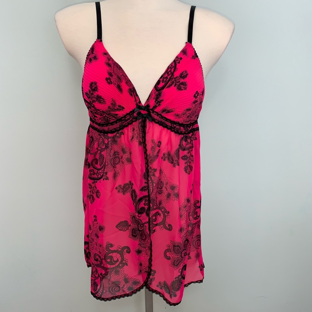 Pink patterned nightie